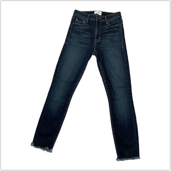 Parker Smith Jeans Womens Size 26 Skinny Ankle Crop Stretch Denim Pants - Picture 2 of 14